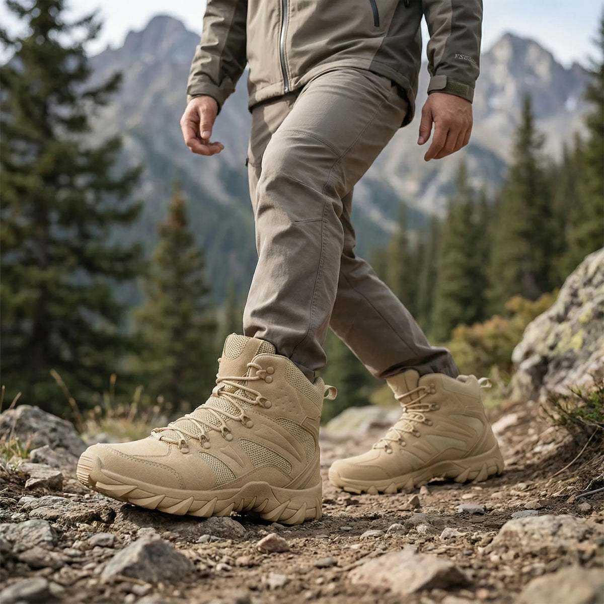 Camp Basel | Griplund Hoher Wanderstiefel Mit Knöchelstütze
