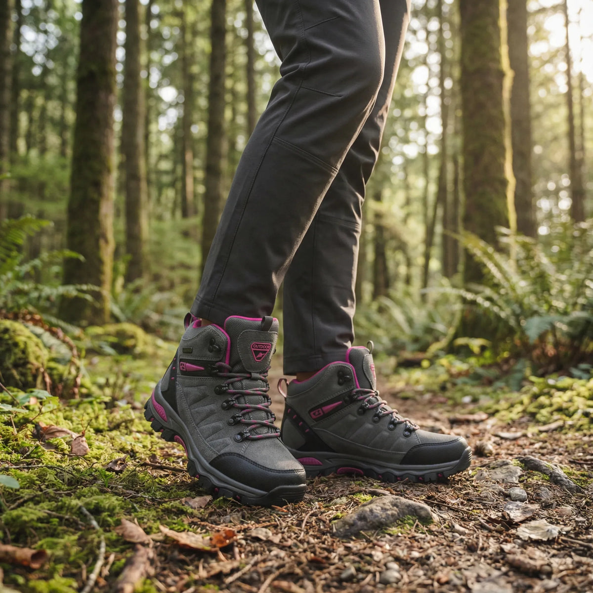 Camp Basel | Grippura Knöchelhoher Schnürstiefel Mit Profilsohle