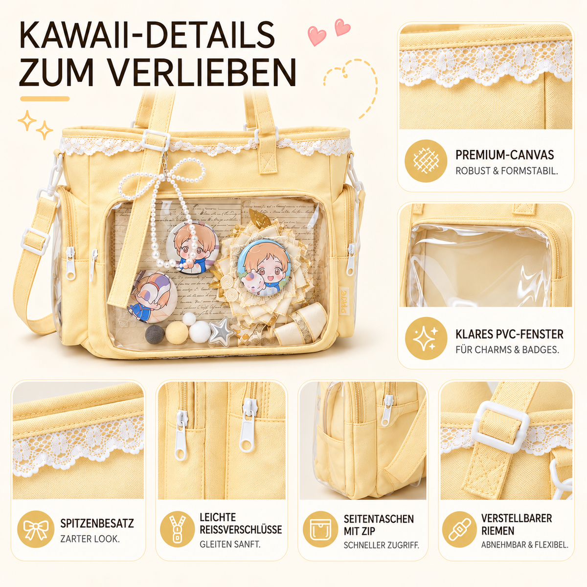 Camp Basel | Itavelle Japanischer Itabag Mit Durchsichtigem Anzeigeschacht