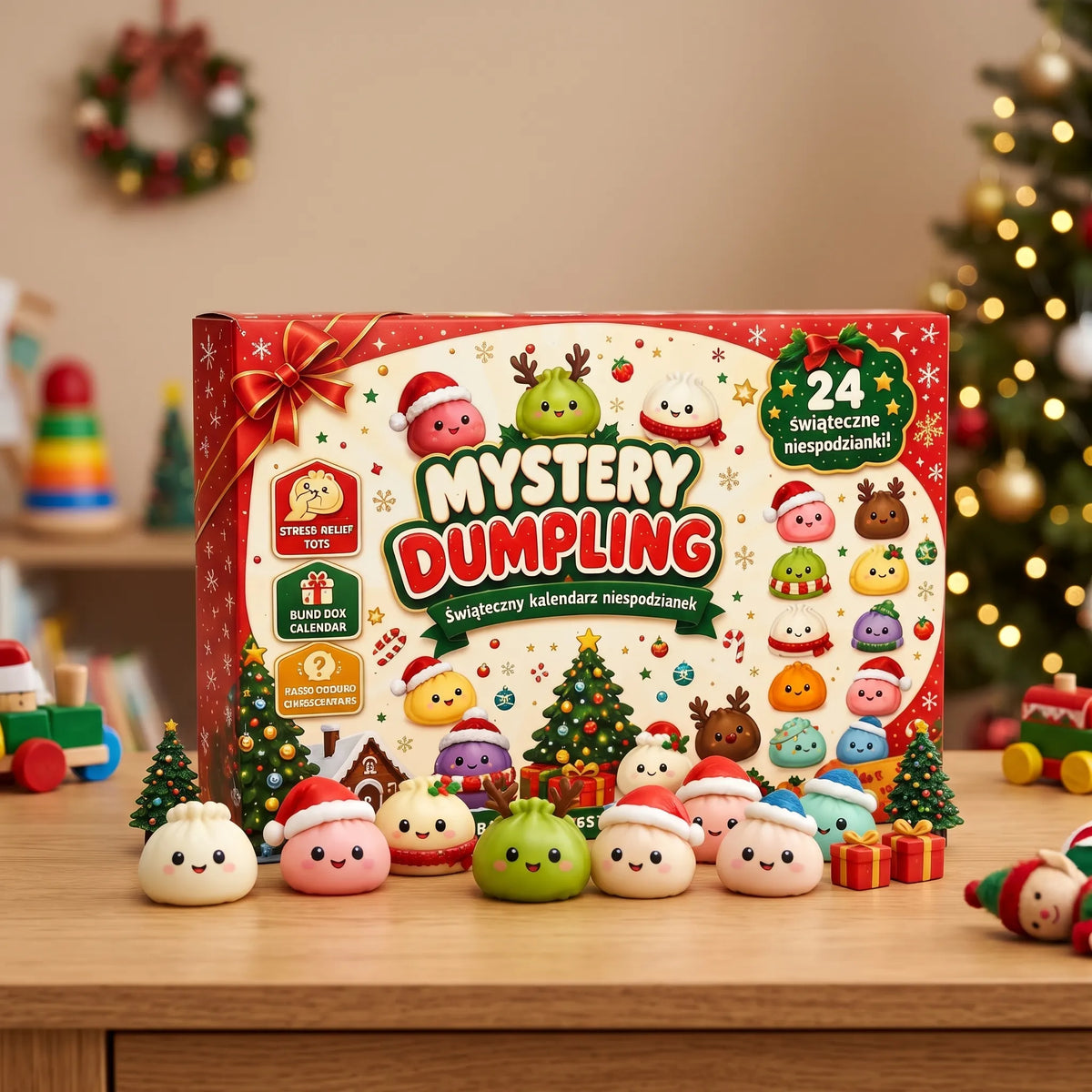 Camp Basel | Kneduli Adventskalender Mit 24 Teigtaschen-Figuren