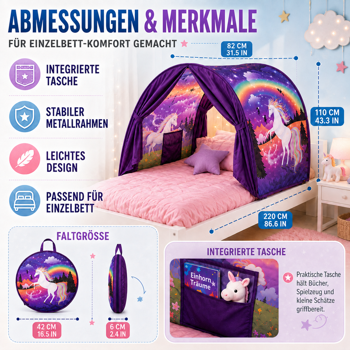 Camp Basel | Luminestia Faltbares Betthimmelzelt