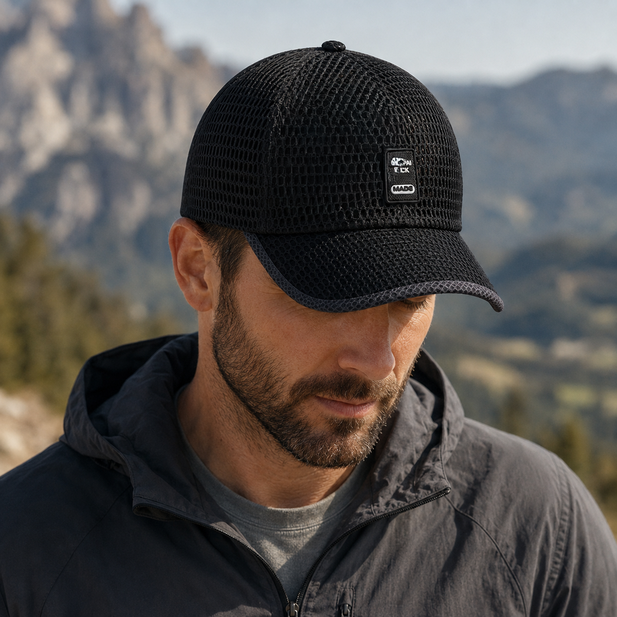 Camp Basel | Meshwick Atmungsaktive Mesh-Snapback-Baseballkappe