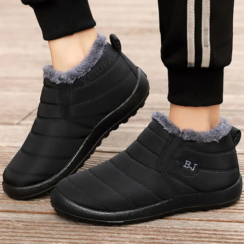 Camp Basel | Novastrid Gefütterte Winterstiefel Mit Flacher Sohle