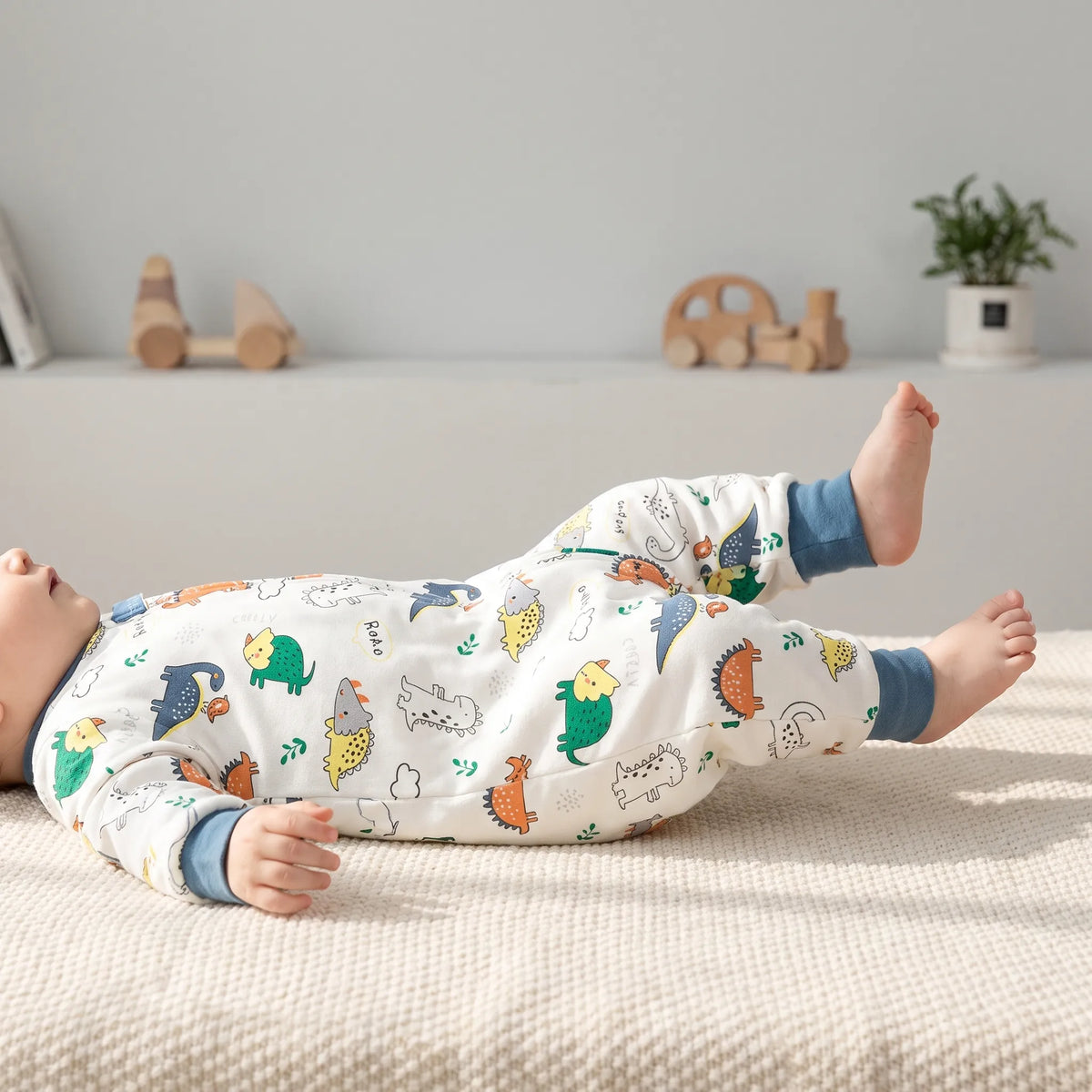 Camp Basel | Schlummerling Bedruckter Babyschlafsack Mit Ärmeln