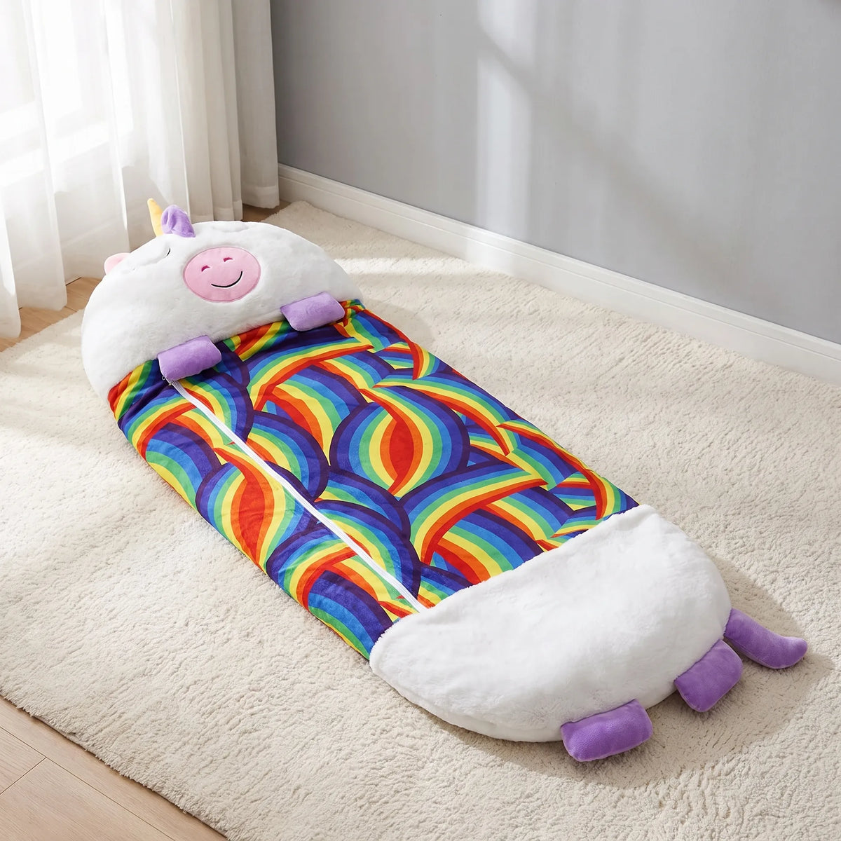 Camp Basel | Snuggio Kinderschlafsack Tier Mit Kissenfunktion