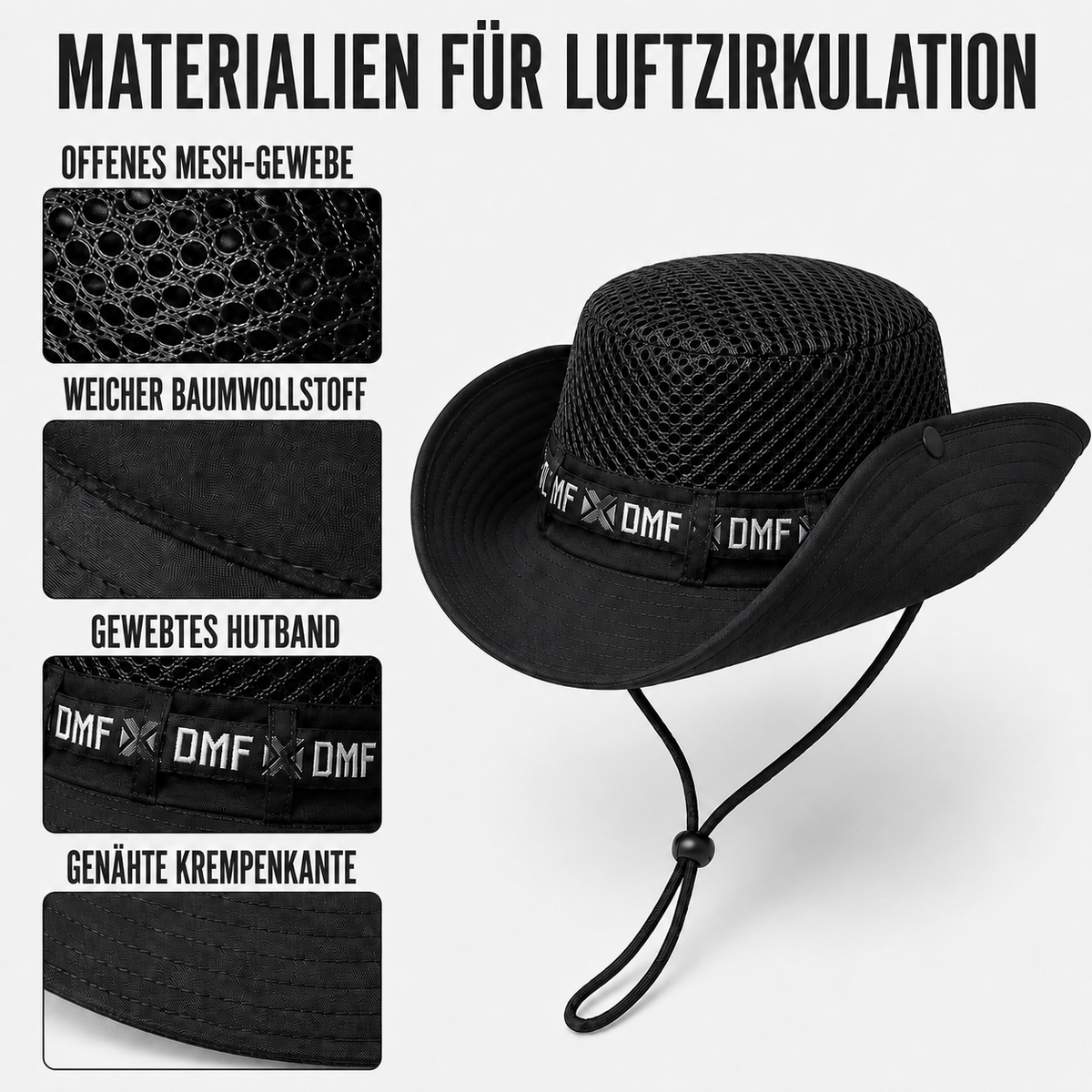 Camp Basel | Solcrest Breitkrempiger Outdoor-Hut