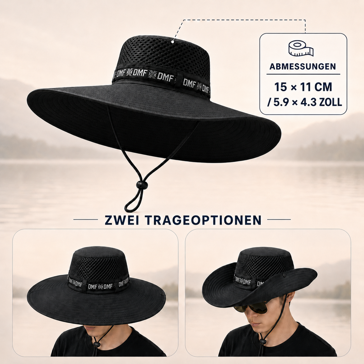 Camp Basel | Solcrest Breitkrempiger Outdoor-Hut