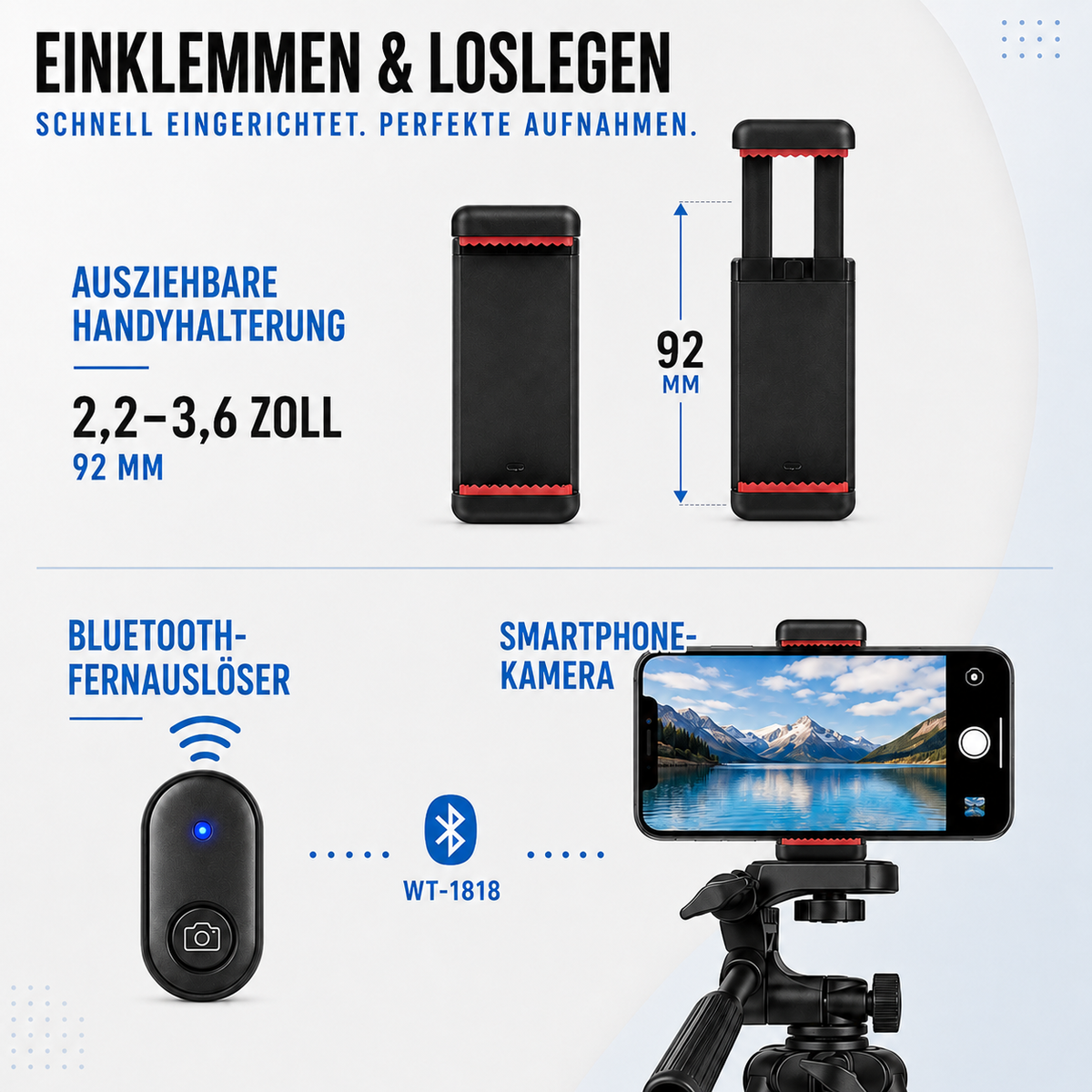 Camp Basel | SteadiReach Leichtes Kamera-Stativ