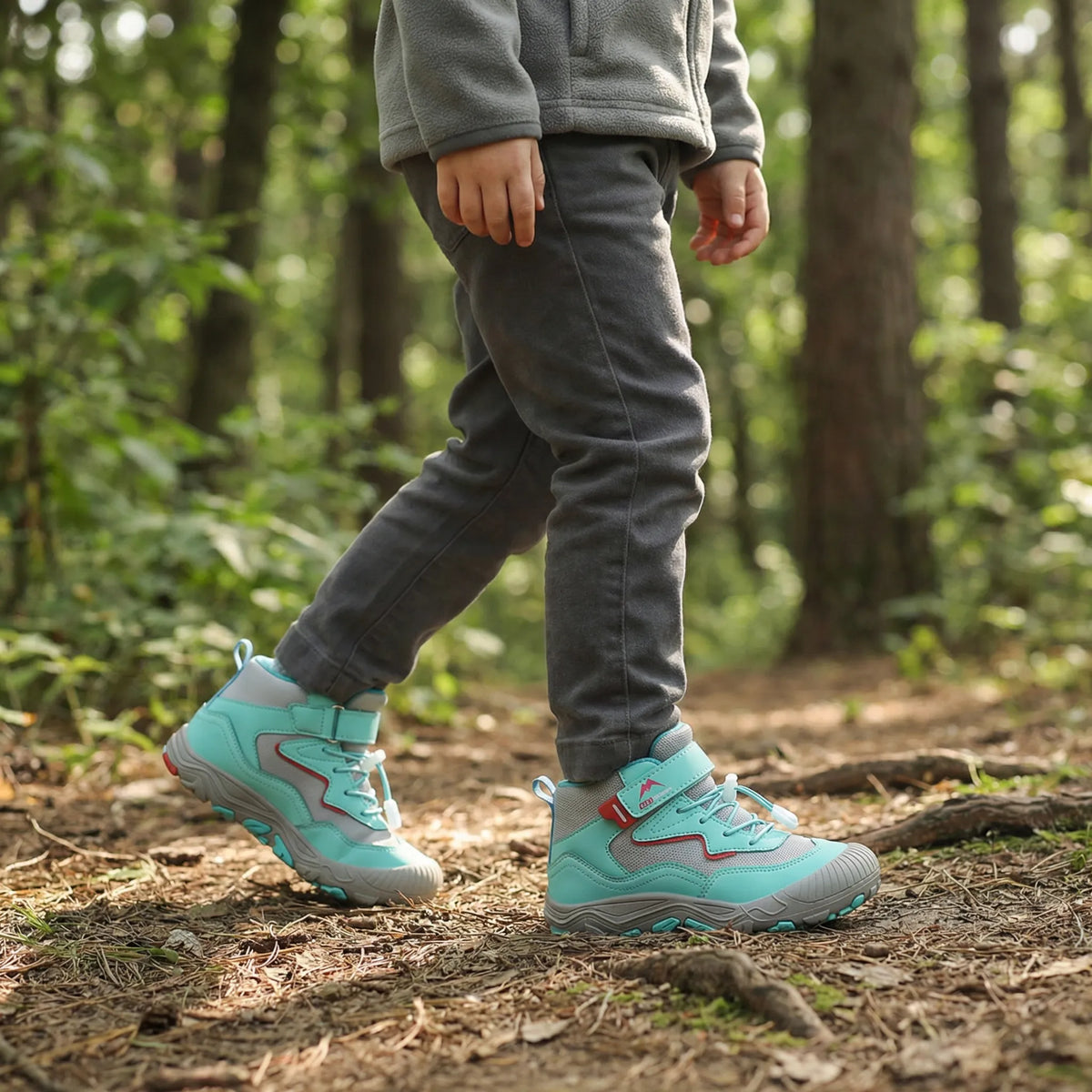 Camp Basel | Trailino Knoehelhoher Kinder-Wanderschuh Mit Klettverschluss