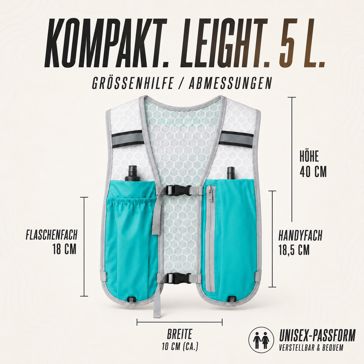 Camp Basel | Vestrun Ultraleichte Lauf-Weste Hydration Pack