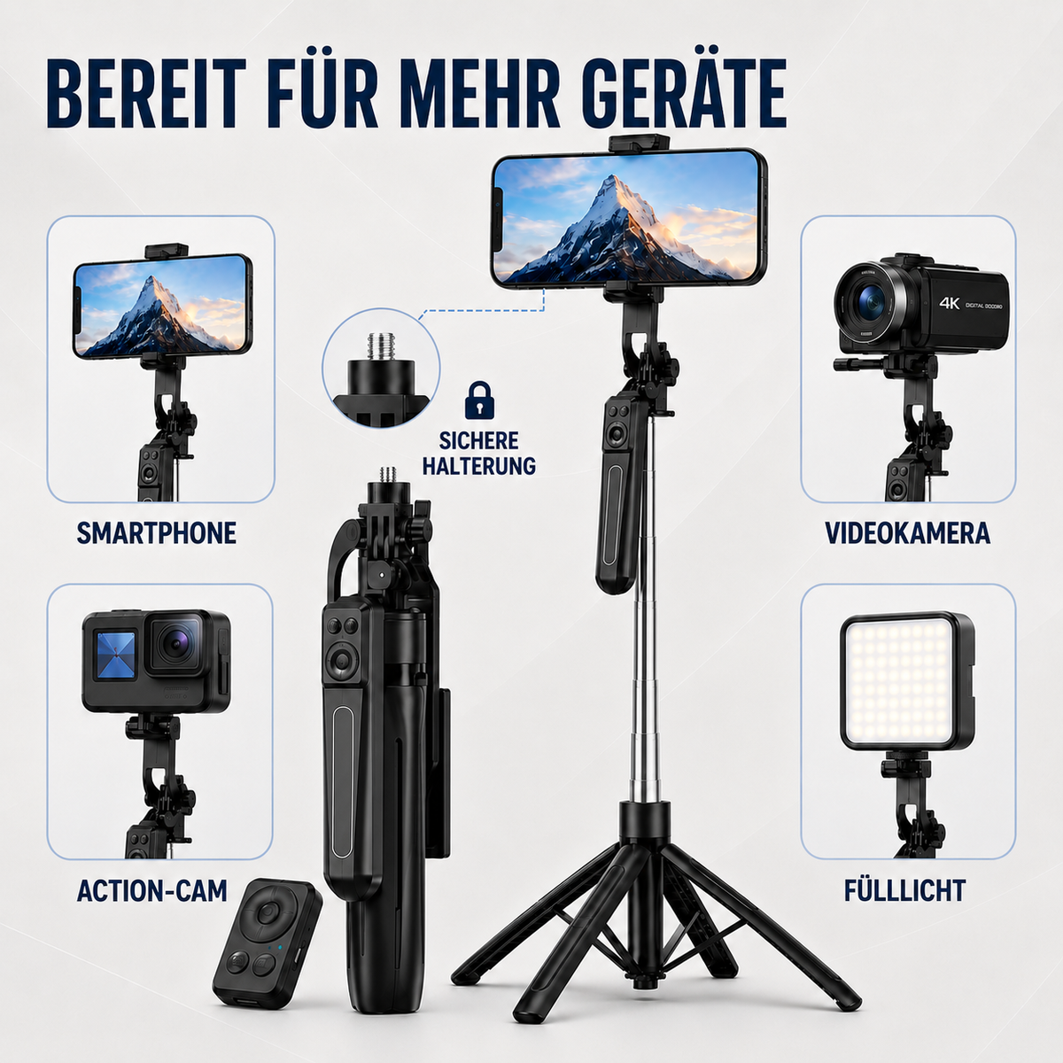 Camp Basel | Virella Klappbares Edelstahl-Stativ