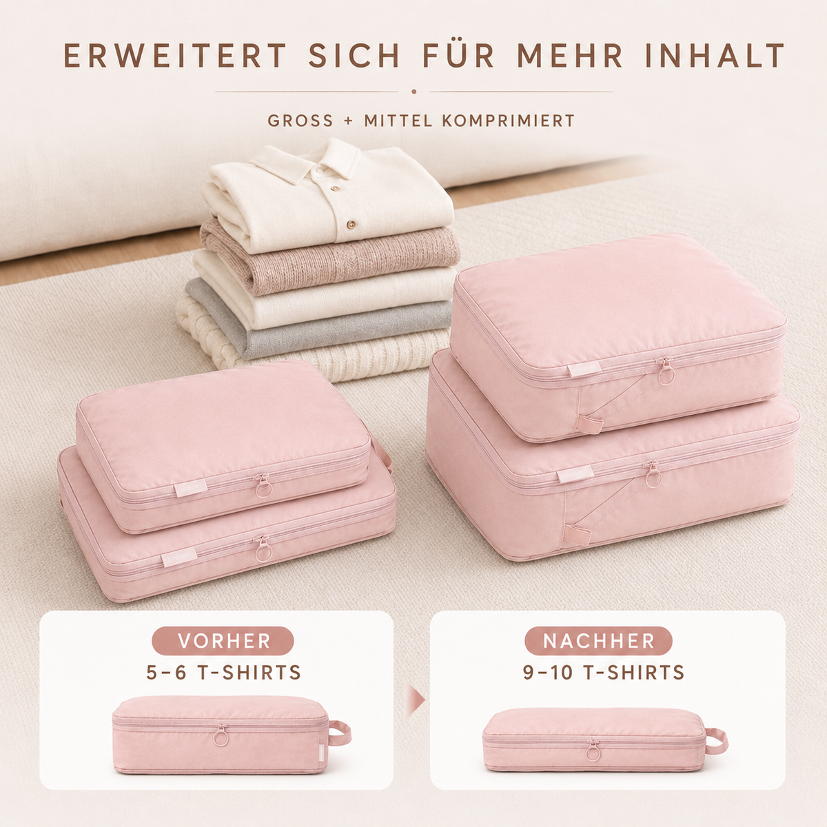 Camp Basel |  Voylix Leichte Polyester-Packwürfel