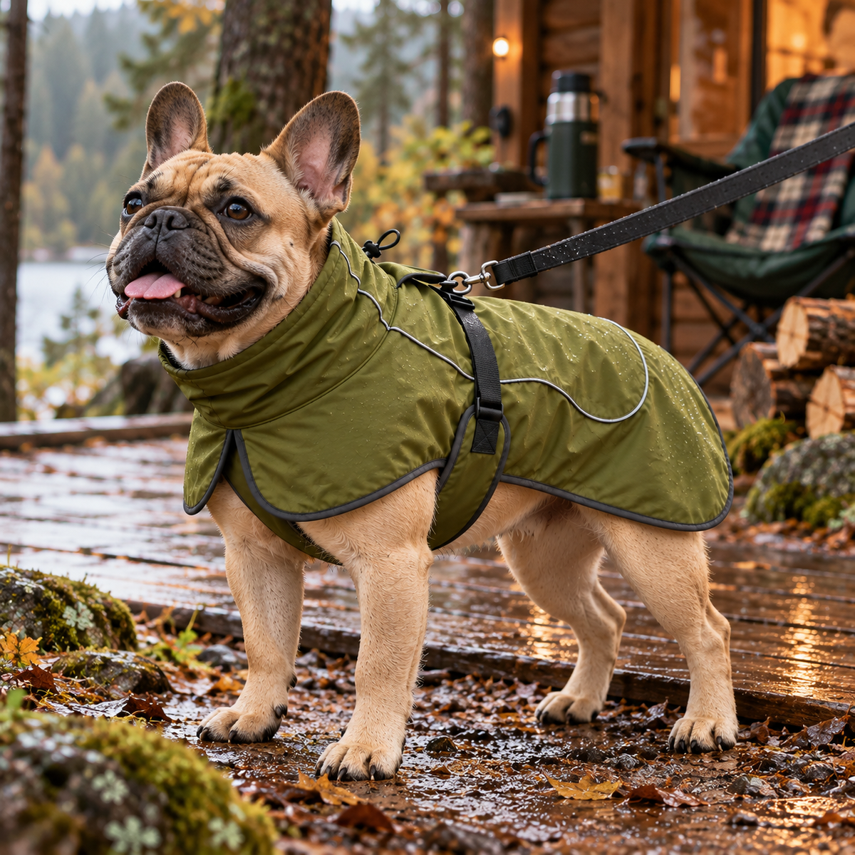 Camp Basel | Woofclad Winddichte Weste mit integriertem Geschirr