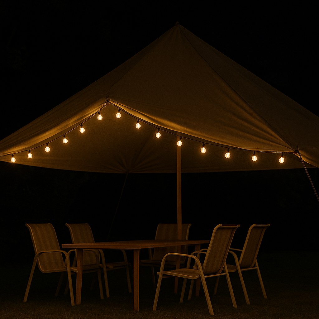Camp Basel | SolarGlow Kristalllichterketten