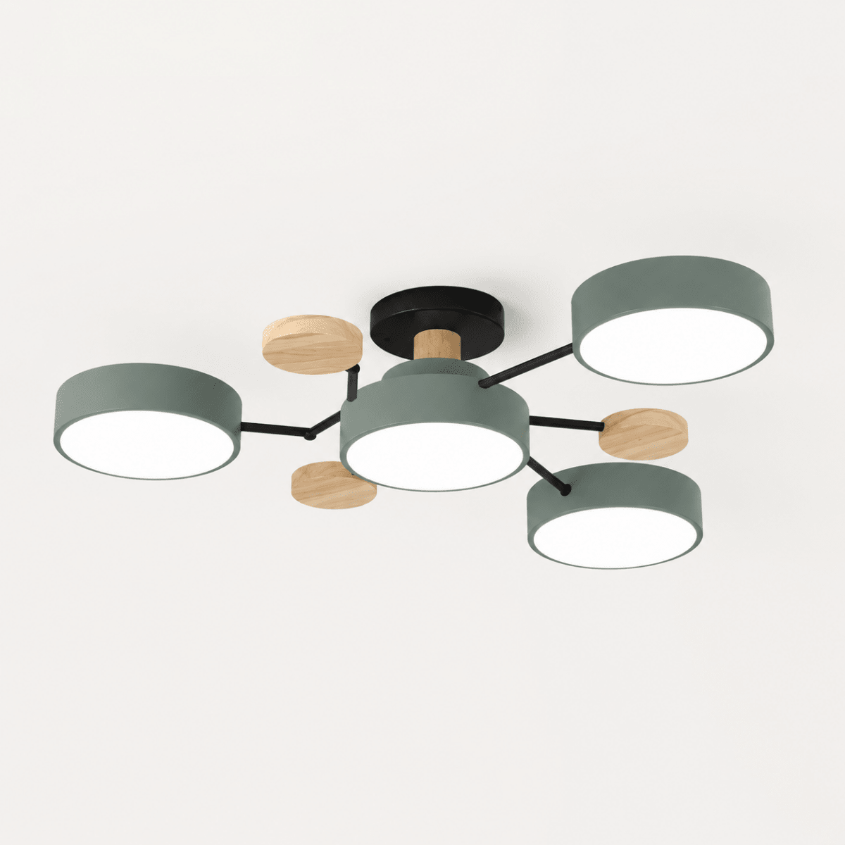 Moderne runde LED-Deckenleuchte mit minimalistischem Design