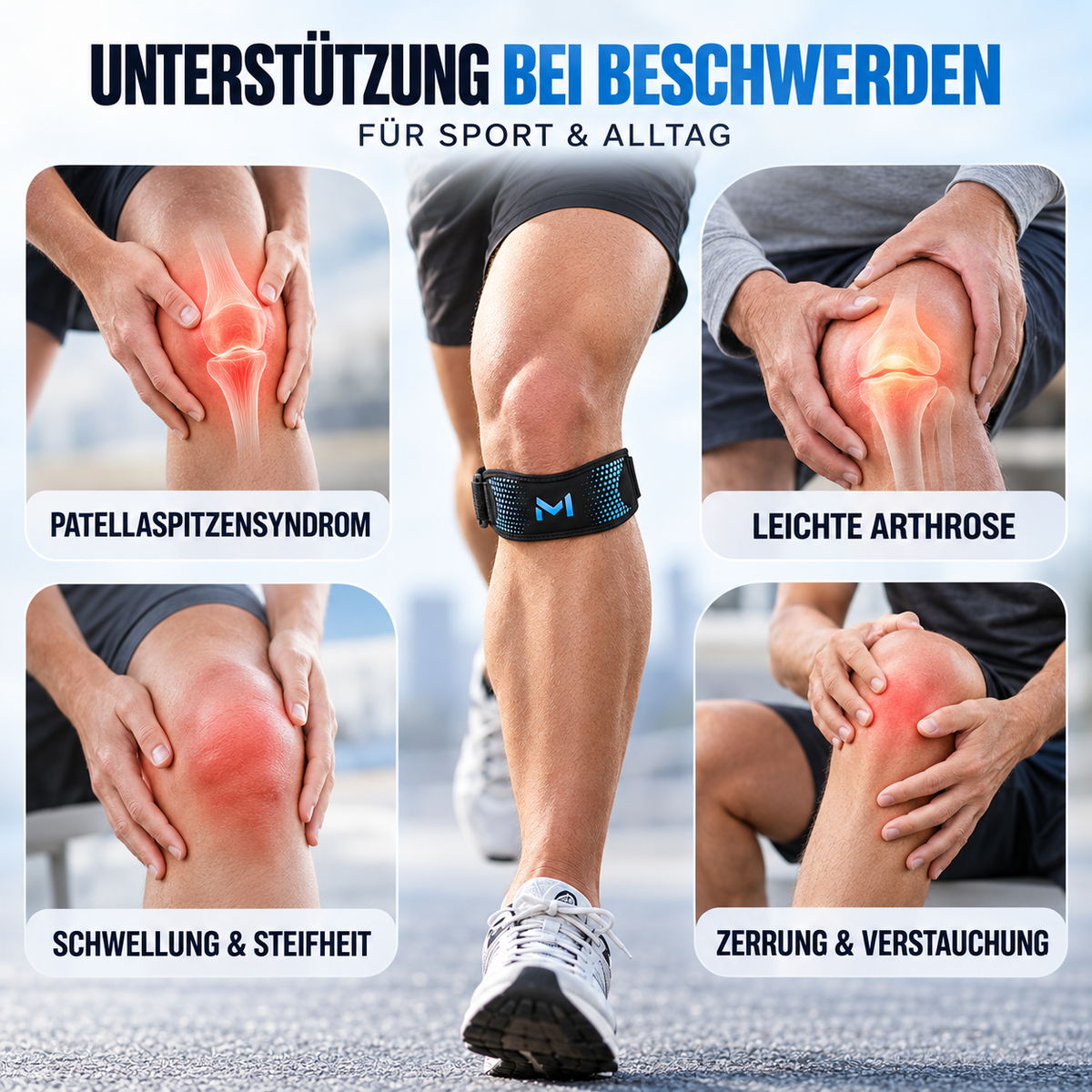 Camp Basel | Strapure Verstellbare Patella-Stützbandage