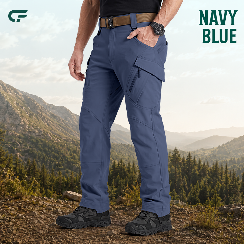 Herren 9-Taschen Straight Fit Taktische Wasserdichte Hose