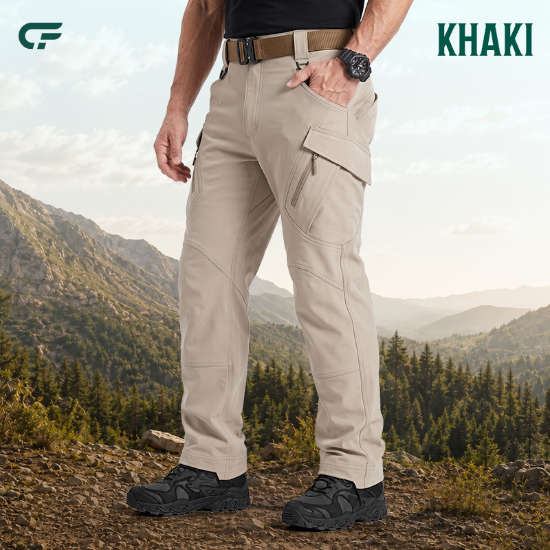 Herren 9-Taschen Straight Fit Taktische Wasserdichte Hose