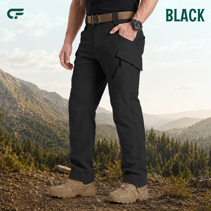 Herren 9-Taschen Straight Fit Taktische Wasserdichte Hose
