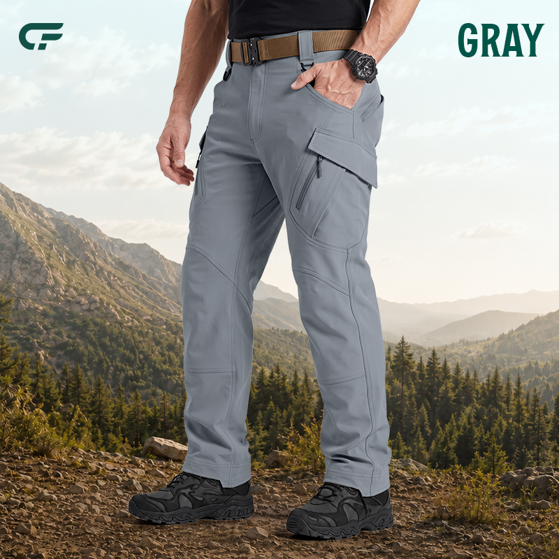 Herren 9-Taschen Straight Fit Taktische Wasserdichte Hose