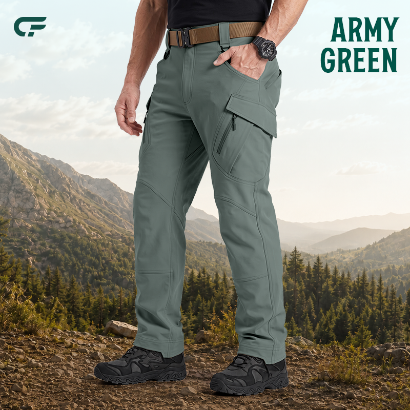 Herren 9-Taschen Straight Fit Taktische Wasserdichte Hose