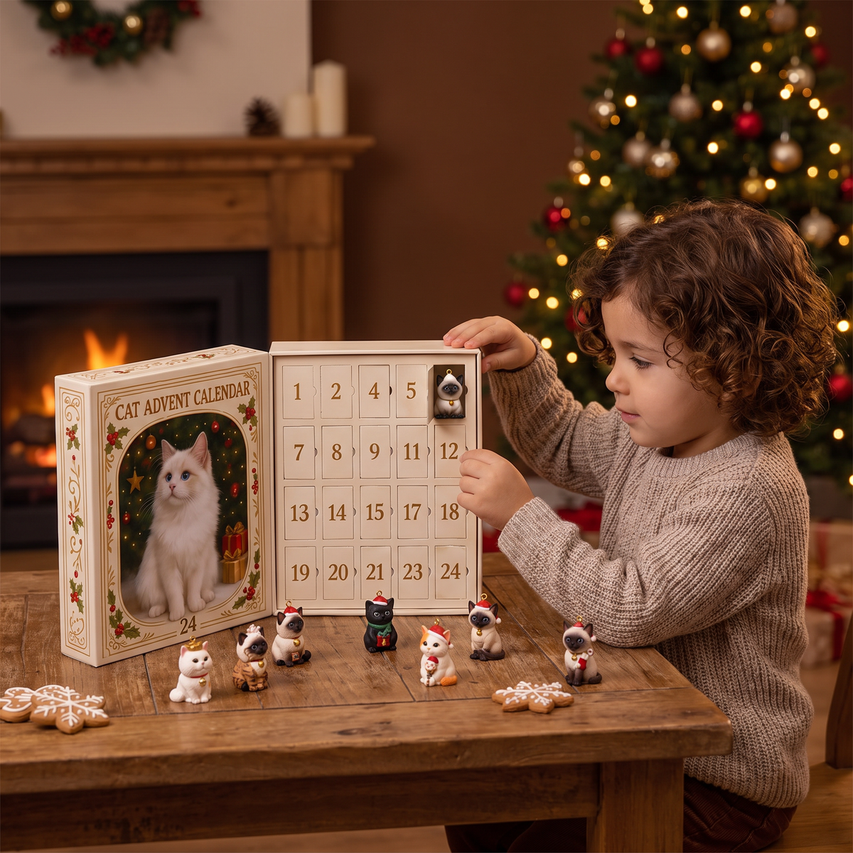 Adventskalender für Katzen 24 Tage