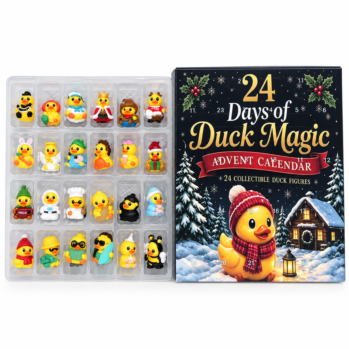 24-Tage Enten-Adventskalender für Kleinkinder