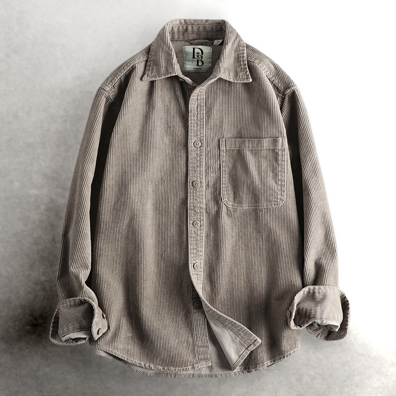 Everett Baumwoll-Cord-Hemd