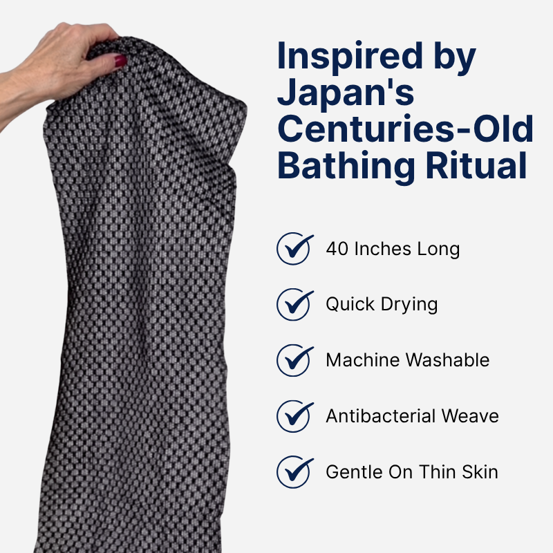 Japanisches Peeling-Duschtuch