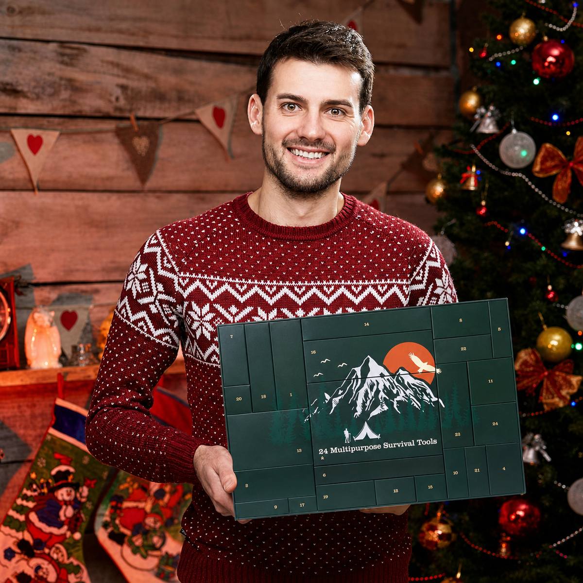 Survival Adventskalender 2026 mit 24 Outdoor-Ausrüstungsteilen
