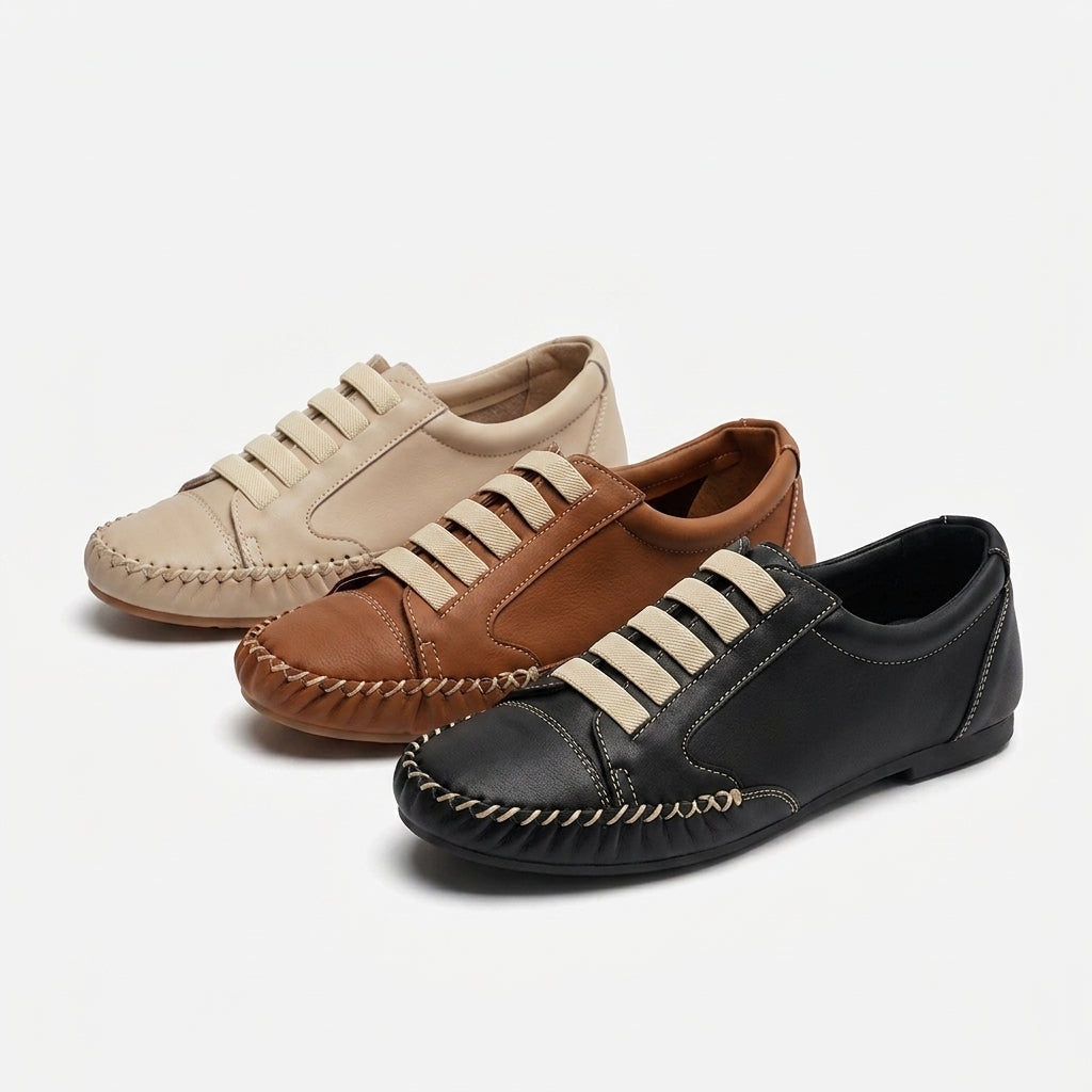 Bequemer Damen-Mokassin-Sneaker mit leichtem Einstieg