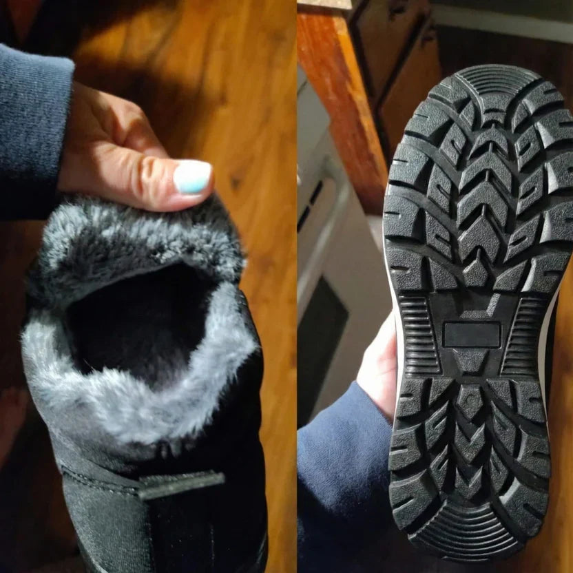 Gesteppte wasserdichte Slip-On Knöchelstiefel