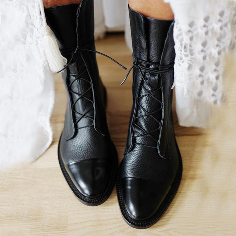 Elegante Schnürstiefeletten