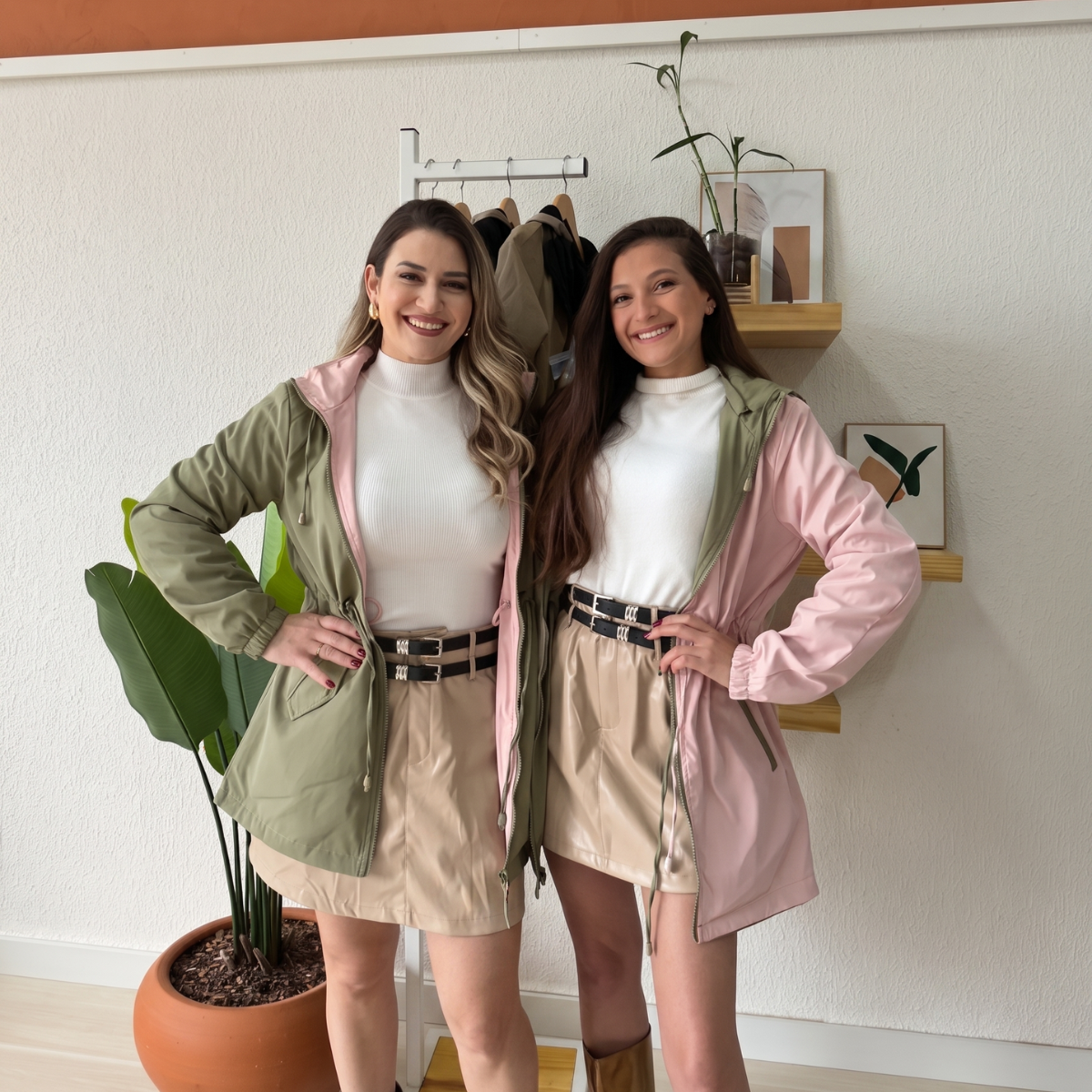 Doppelseitige Parka