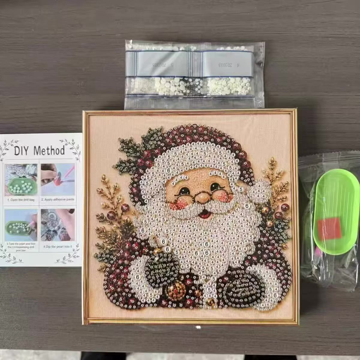 DIY Weihnachten Tier Diamond Painting Set mit Rahmen