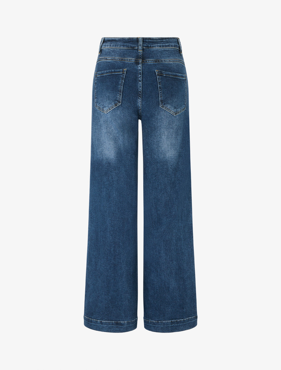 Gewaschene 5-Pocket-Jeans