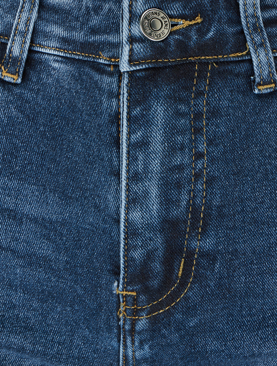 Gewaschene 5-Pocket-Jeans