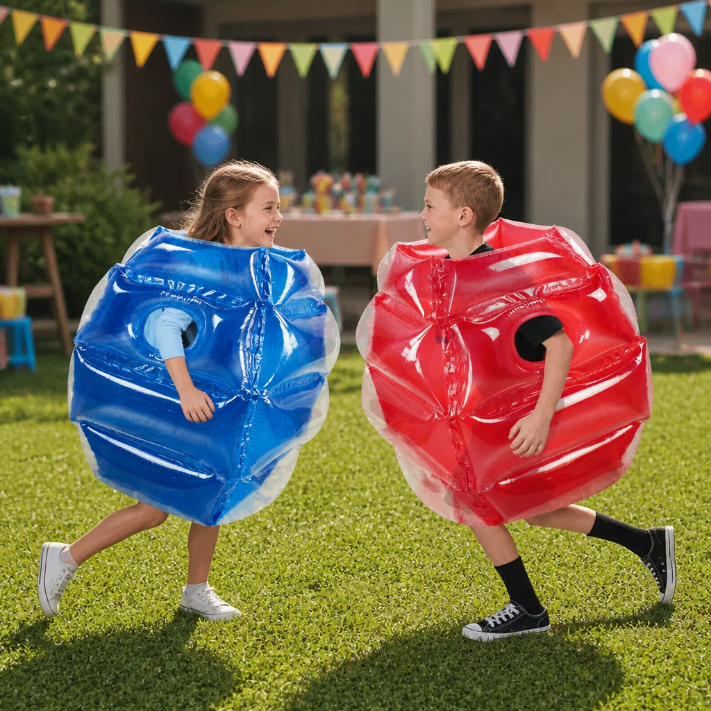 Aufblasbarer Bumper Ball Anzug für Kinder – 2 Spieler Outdoor Kollisionsspiel