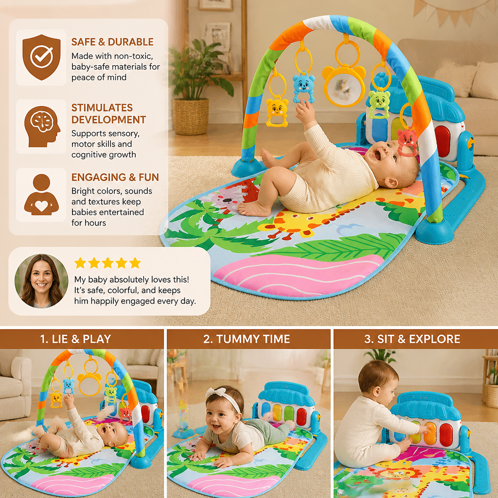 Kick & Play Baby Aktivitätsmatte