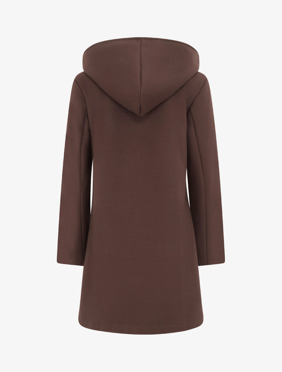 Dufflecoat mit Knebelverschlüssen und Kapuze