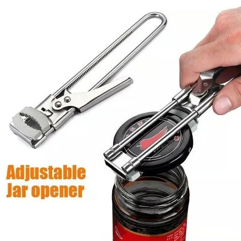 Verstellbarer Glasöffner aus Edelstahl