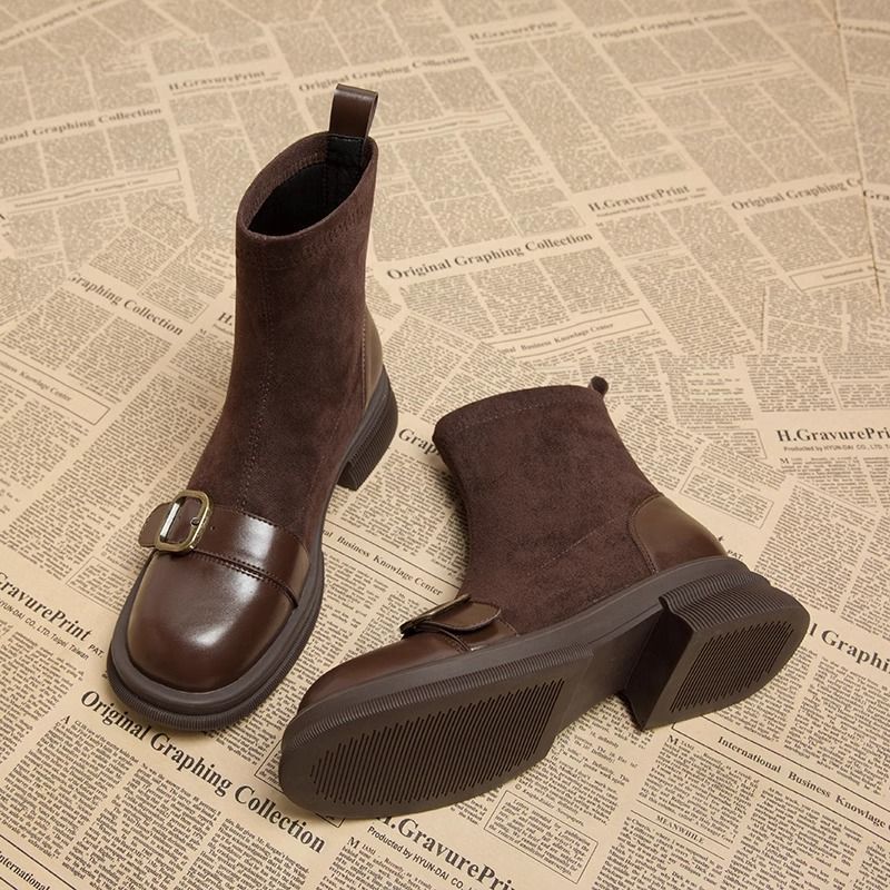 Wildleder-Stiefel Komfort