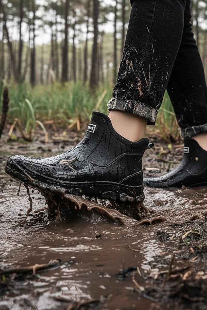Herren-Gummistiefel Wasserdicht Knöchelhoch