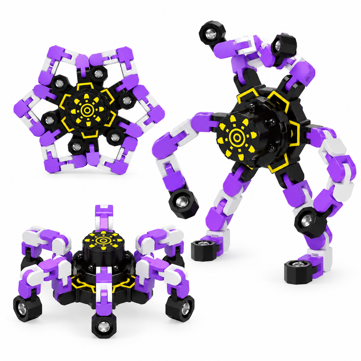 Transformierbarer Roboter Fidget Spinner zur Stresslinderung