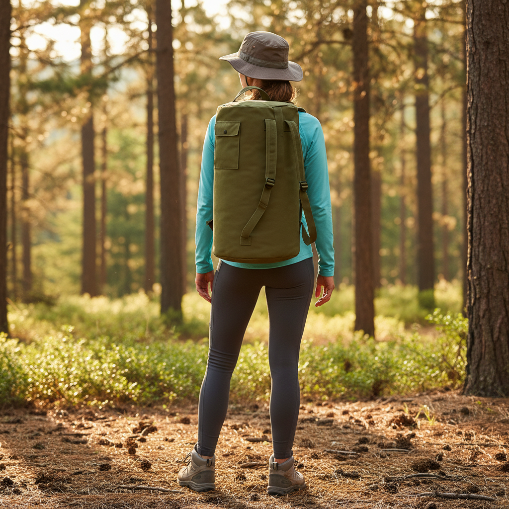 70-Liter-Outdoor-Rucksack wasserabweisend mit ergonomischen Gurten
