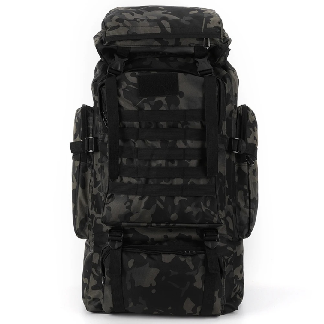 80-Liter-Trekkingrucksack mit MOLLE-Webbing robust wasserdicht