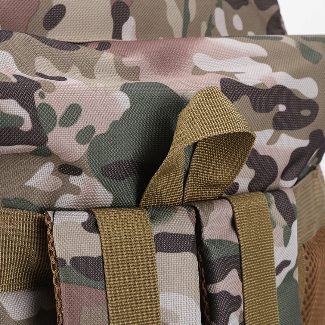 80-Liter-Trekkingrucksack mit MOLLE-Webbing robust wasserdicht