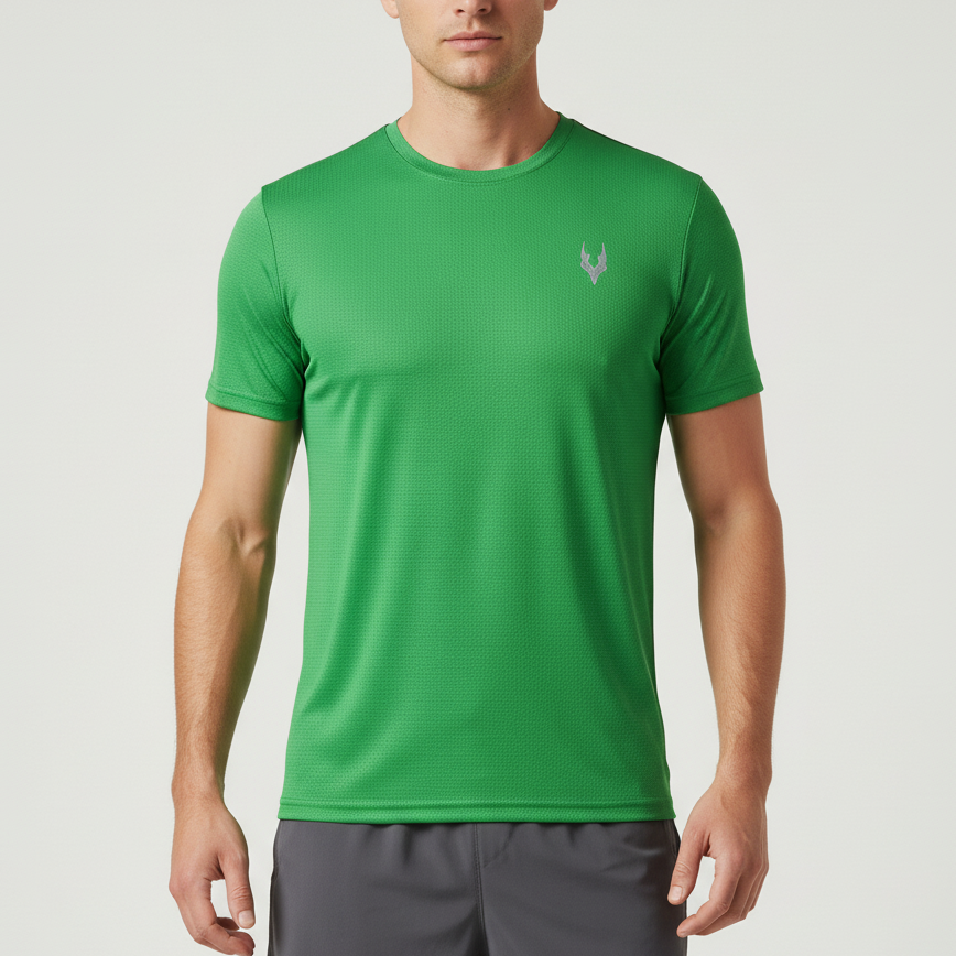 Herren Athletic-T-Shirt Kurzarm schnelltrocknend atmungsaktiv