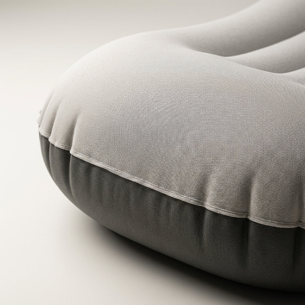 Ultraleichtes aufblasbares Reisekissen ergonomisch Nacken Rücken