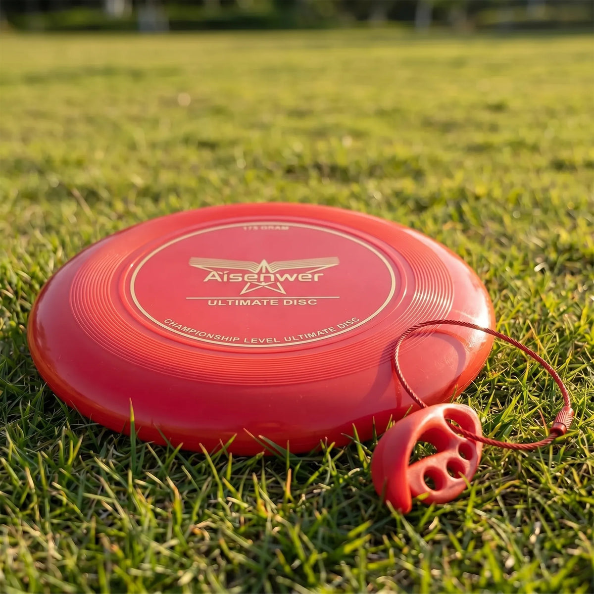 Flugscheibe 175g aerodynamisch gerillte Kante Outdoor-Sport